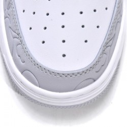 A Bathing Ape Low White Grey Women Men Sneaker