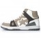A Bathing Ape Sk8 High Brown White Black Women Men Sneaker