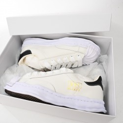 Mihara Yasuhiro NO 702 White And White Black Gold For Men Women Casual Shoes 