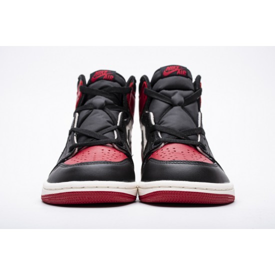 Air Jordan 1 High OG "Bred Toe" Black Red 555088-610