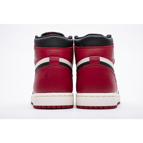 Air Jordan 1 High OG "Bred Toe" Black Red 555088-610