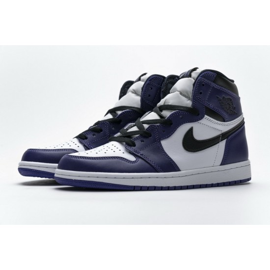 Air Jordan 1 High OG "Court Purple" White Purple 555088-500
