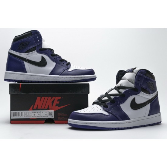 Air Jordan 1 High OG "Court Purple" White Purple 555088-500