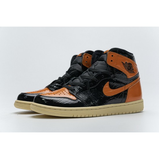 Air Jordan 1 High OG "Shattered Backboard 3.0" Orange Black 555508-028 40-47