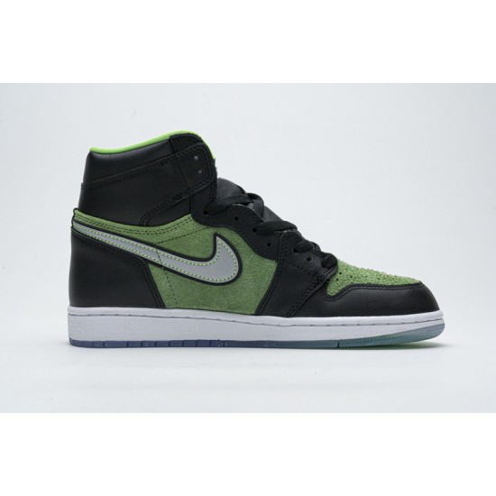 Air Jordan 1 High Zoom "Zen Green" Green Black CK6637-002