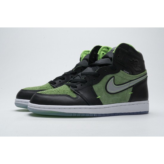 Air Jordan 1 High Zoom "Zen Green" Green Black CK6637-002