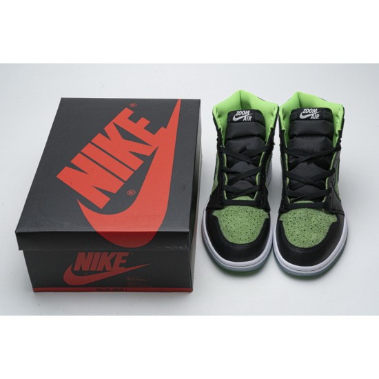 Air Jordan 1 High Zoom "Zen Green" Green Black CK6637-002