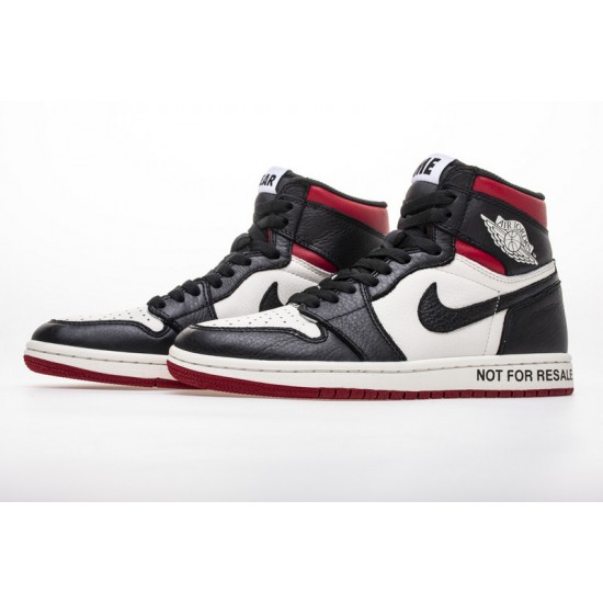 Air Jordan 1 NRG OG High "Not For Resale" Black White Red 861428-106