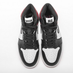 Air Jordan 1 NRG OG High "Not For Resale" Black White Red 861428-106
