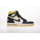 Air Jordan 1 NRG OG High "Not For Resale" Black Yellow 861428-107