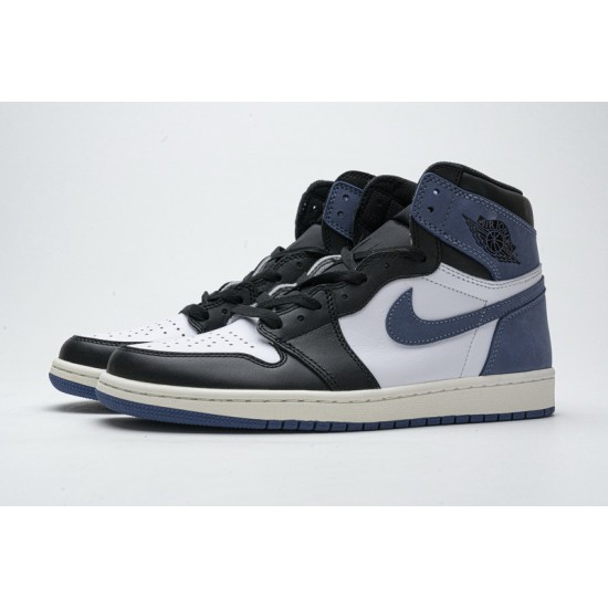 Air Jordan 1 OG Hi Retro "Blue Moon" Blue Black White 555088-115