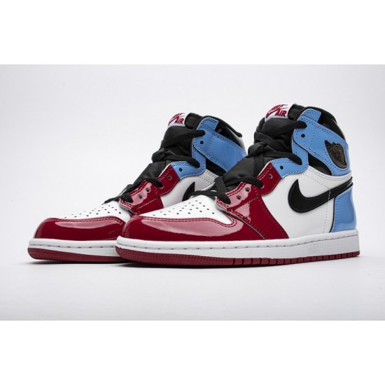 Air Jordan 1 OG Hi Retro "Fearless" Blue Red White CK5666-100