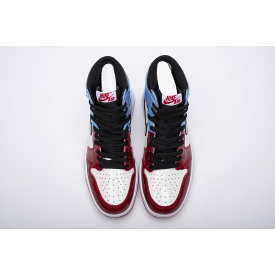Air Jordan 1 OG Hi Retro "Fearless" Blue Red White CK5666-100