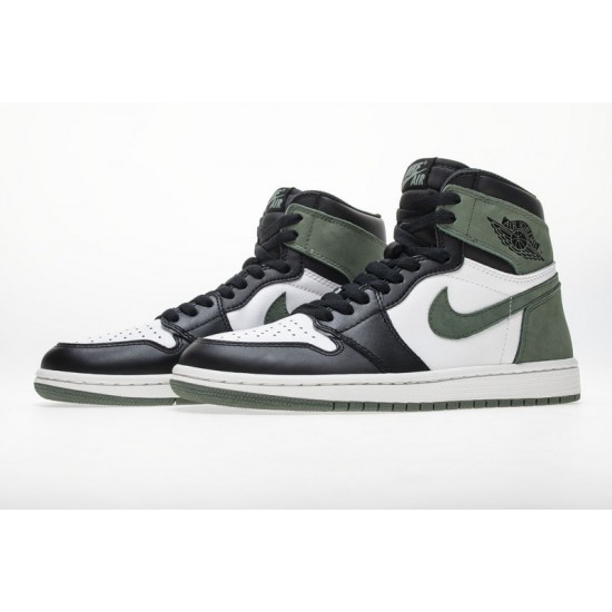 Air Jordan 1 OG Retro High "Clay Green" Green Black 555088-135