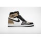 Air Jordan 1 Retro High OG "Gold Toe" Black Gold 861428-007