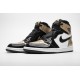Air Jordan 1 Retro High OG "Gold Toe" Black Gold 861428-007