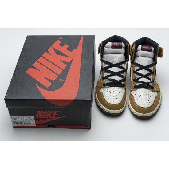 Air Jordan 1 Retro High OG "Rookie of the Year" Wheat White 555088-700