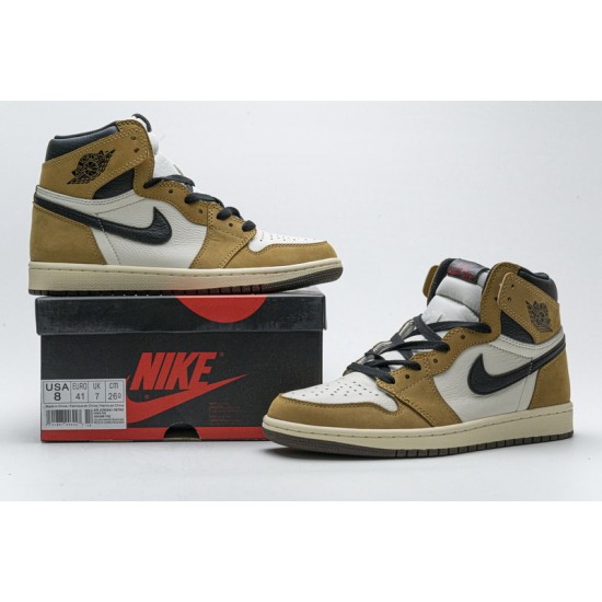 Air Jordan 1 Retro High OG "Rookie of the Year" Wheat White 555088-700