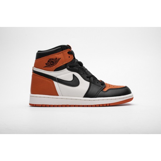 Air Jordan 1 Retro High OG "Shattered Backboard" Orange Black 555088-005