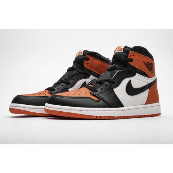 Air Jordan 1 Retro High OG "Shattered Backboard" Orange Black 555088-005