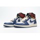 Air Jordan 1 Retro High Union Los Angeles "Blue Toe" Blue White Red BV1300-146