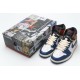 Air Jordan 1 Retro High Union Los Angeles "Blue Toe" Blue White Red BV1300-146