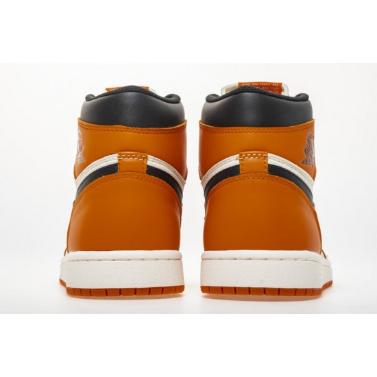 Air Jordan 1 Reverse "Shattered Backboard" Orange White 555088-113