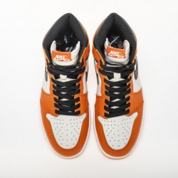 Air Jordan 1 Reverse "Shattered Backboard" Orange White 555088-113