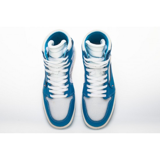 Off White x Air Jordan 1 "UNC" Blue White AQ0818-148