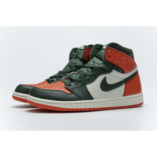 SoleFly x Air Jordan 1 High OG "Art Basel" Green Orange White AV3905-138 40.5-47