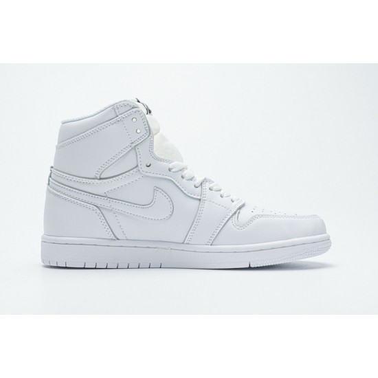 Air Jordan 1 High All White 555088-111 36-45