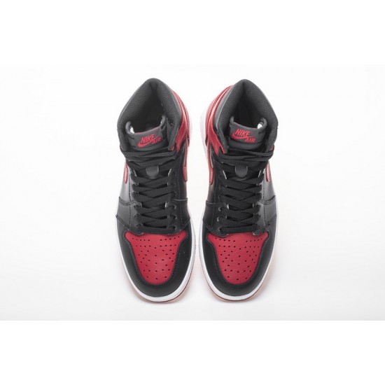 Air Jordan 1 High "Banned" Red Black 555088-001