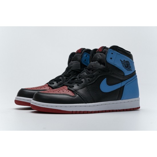 Air Jordan 1 High "UNC To Chicago" Blue Black Red CD0461-046 36-47