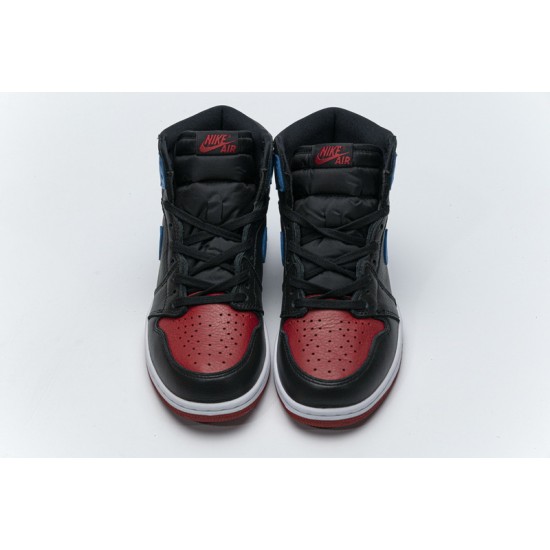 Air Jordan 1 High "UNC To Chicago" Blue Black Red CD0461-046 36-47
