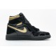 Air Jordan 1 High OG Patent "Black Metallic Gold" Black Gold 555088-032