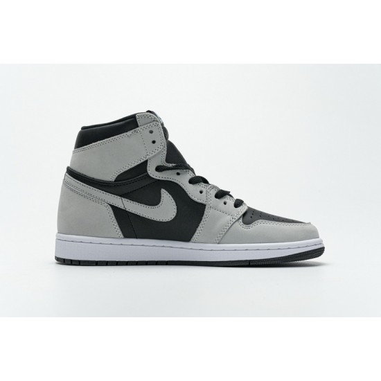 Air Jordan 1 High "Shadow 2.0" Black Grey 555088-035 36-46