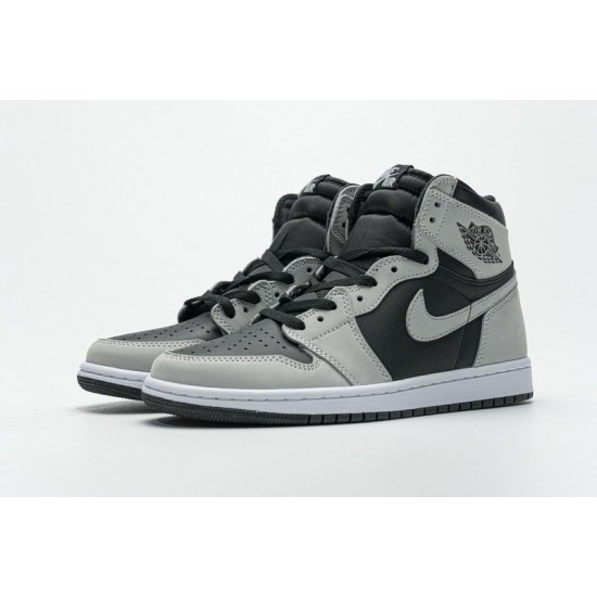 Air Jordan 1 High "Shadow 2.0" Black Grey 555088-035 36-46