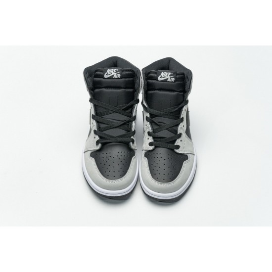 Air Jordan 1 High "Shadow 2.0" Black Grey 555088-035 36-46