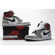 Air Jordan 1 High "Smoke Grey Red" Grey White Red 555088-126