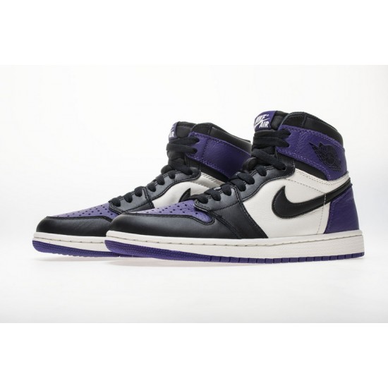 Air Jordan 1 OG Hi Retro "Court Purple" Purple Black 555088-501