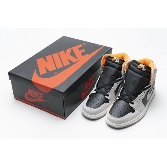 Air Jordan 1 OG Hi Retro "Neutral Grey" Black Grey 555088-018