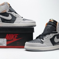 Air Jordan 1 OG Hi Retro "Neutral Grey" Black Grey 555088-018