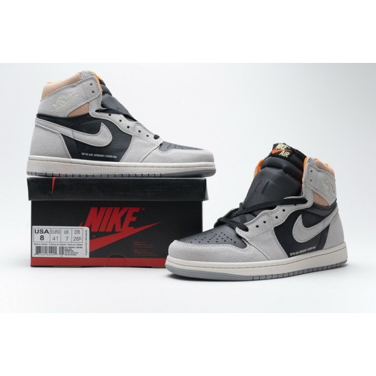 Air Jordan 1 OG Hi Retro "Neutral Grey" Black Grey 555088-018