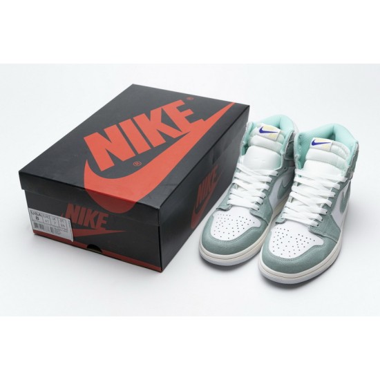 Air Jordan 1 OG Hi Retro "Turbo Green" Blue White 555088-311