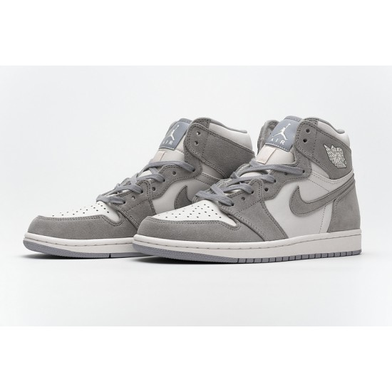 Air Jordan 1 "Pale Ivory" Gray Pink AH7389-101