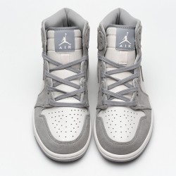 Air Jordan 1 "Pale Ivory" Gray Pink AH7389-101
