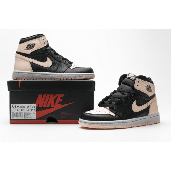 Air Jordan 1 Retro High OG "Crimson Tint" Pink Black 555088-081
