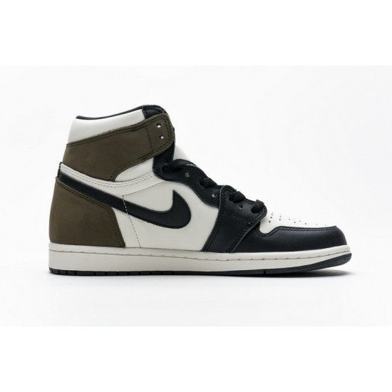 Air Jordan 1 Retro High OG "Dark Mocha" Brown White Black 555088-105