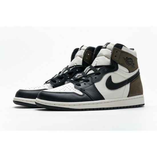 Air Jordan 1 Retro High OG "Dark Mocha" Brown White Black 555088-105