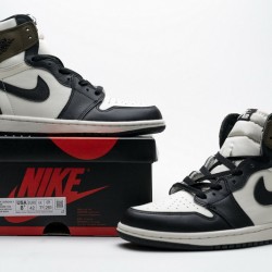 Air Jordan 1 Retro High OG "Dark Mocha" Brown White Black 555088-105